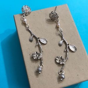 Floral Dangle Earrings